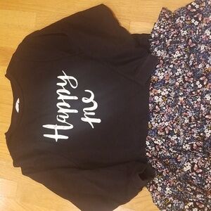 H&M Black and Floral Kids Dress